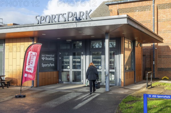 SportsPark building, Whiteknights Campus, University of Reading, Reading, Berkshire, England, UK