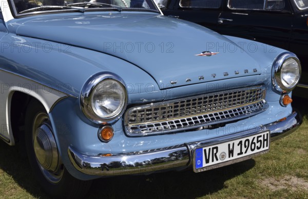 DDR Oldtimer Wartburg 311, Wartburg-311, 312, at Oldtimer Exhibition, Prerow, Mecklenburg-Western Pomerania
