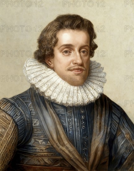 James VI and I, James Charles Stuart, 1566 – 1625, King of England, Scotland and Ireland, digitally edited