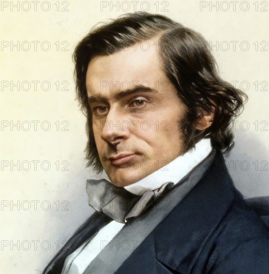 Thomas Henry Huxley, 1825 – 1895, English biologist and anthropologist, specialized in comparative anatomy, digitally edited