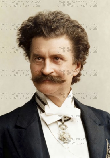 Johann Baptist Strauss II, 1825 – 1899, also known as Johann Strauss Jr, Austrian composer and violinist, 1890, digitally edited