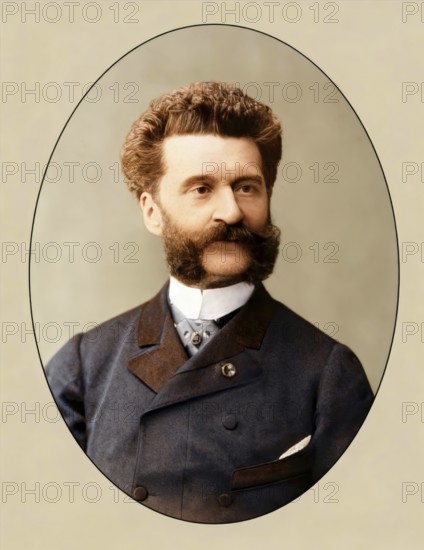 Johann Baptist Strauss II, 1825 – 1899, Austrian composer and violinist, 1879, digitally edited