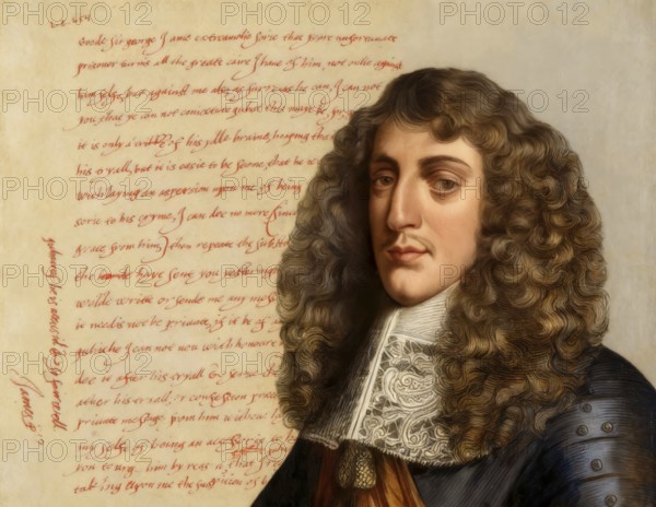 James VI and I, James Charles Stuart, 1566 – 1625, King of England, Scotland and Ireland, handwritten letter, digitally edited