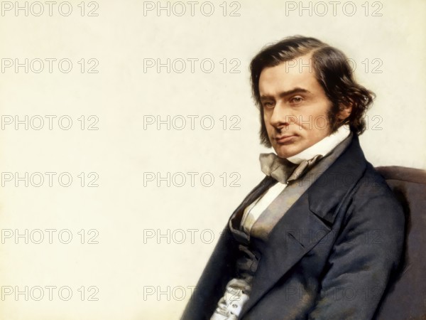 Thomas Henry Huxley, 1825 – 1895, English biologist and anthropologist, specialized in comparative anatomy, digitally edited