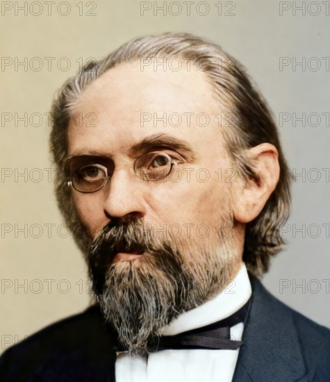 Richard August Carl Emil Erlenmeyer, 1825 – 1909, German chemist, digitally edited