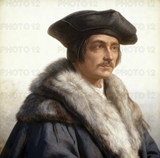 Sir Thomas More or Thomas Morus, 1478 - 1535, an English statesman, humanist writer