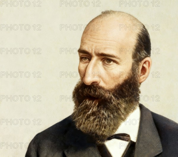 Portrait of Alexander Nikolayevich Afanasyev, 1826 – 1871, Russian Slavist, folklorist, literary critic and ethnographer best known for publishing East Slavic and Russian fairy and folk tales, digitally edited