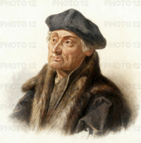 Erasmus Desiderius von Rotterdam, 1465 - 1536, Dutch humanist, theologian, philosopher, scholar and author