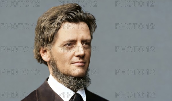 Portrait of Georg Balthazar von Neumayer, Ritter von Neumayer, 1826 – 1909, German polar explorer, geographer and geophysicist, best known for cooperation of meteorology and scientific observations, digitally optimized