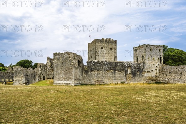 Ruins of Portchester Castle, Portchester, Fareham, Hampshire, UK