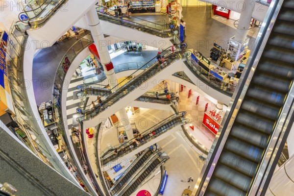 Themed shopping mall, luxury stores, Terminal 21, Bangkok, Thailand's metropolis, Thailand