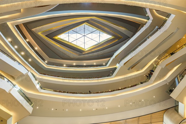 Skylight and various floors in Iconsiam shopping center, Bangkok, Thailand's metropolis, Thailand