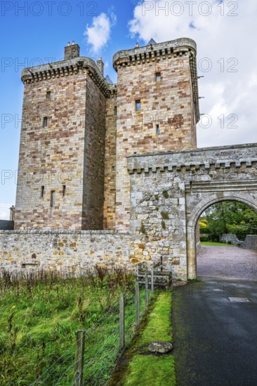 Borthwick Castle, Midlothian, Scotland, UK