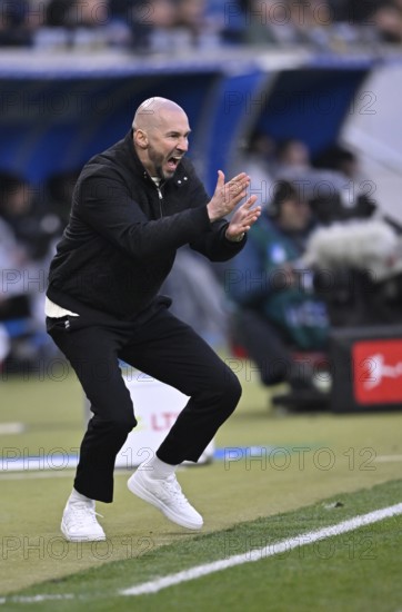 Coach coach Christian Ilzer TSG 1899 Hoffenheim on the sidelines Gesture PreZero Arena, Sinsheim, Baden-Württemberg, Germany