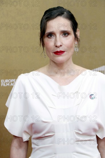Angeliki Papoulia arriving at the European Film Awards at the House of World Cultures in Berlin on 17.01.2026