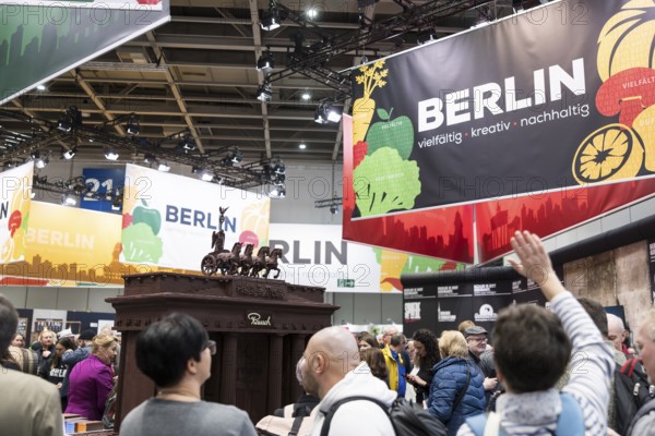 Berlin's stand at the Green Week at the exhibition center in Berlin on 16.01.2026. The Agricultural and Food Industry Fair will take place from January 16-25, 2026