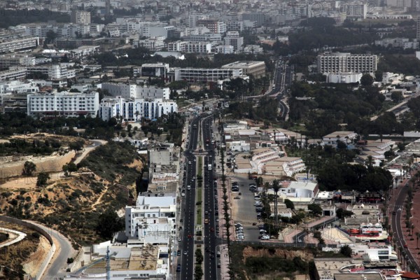 View of Agadir with views of the city and countryside, Agadir, Kasbah, Morocco