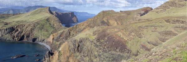 Hiking trail, volcanic peninsula, Ponta de São Lourenço, Ponta de Sao Lourenco, rocky coast, Punta de San Lorenzo, Madeira, Portugal