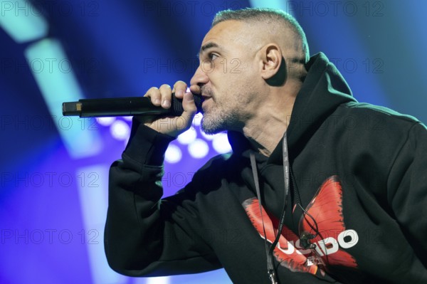 BUSHIDO, (aka Anis Mohamed Youssef Ferchichi), Rap, Alles wird gut Tour 2026, live on 12 January, 2026, Uber Arena, Berlin, Germany < english> BUSHIDO, Rap, Alles wird gut Tour 2026, live on January 12, 2026, Uber Arena, Berlin, Germany