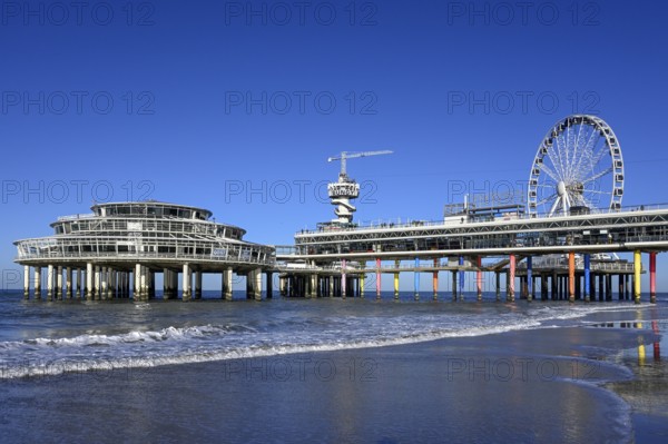Pier von Scheveningen, The Hague, North Sea, South Holland, Netherlands