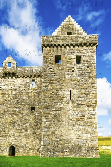 Hermitage Castle, Hermitage Water, Liddesdale, Roxburghshire, Newcastleton, Hawick, Scotland, UK