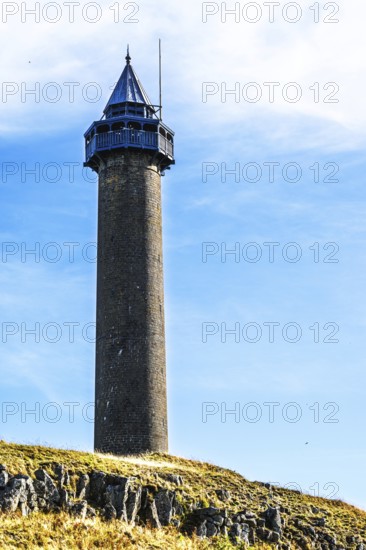 Waterloo Monument over Scottish fields and farms, Jedburgh, Scotland, UK