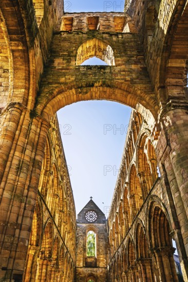 Jedburgh Abbey, Augustinian Abbey, Jedburgh, Scottish Borders, Scotland, UK