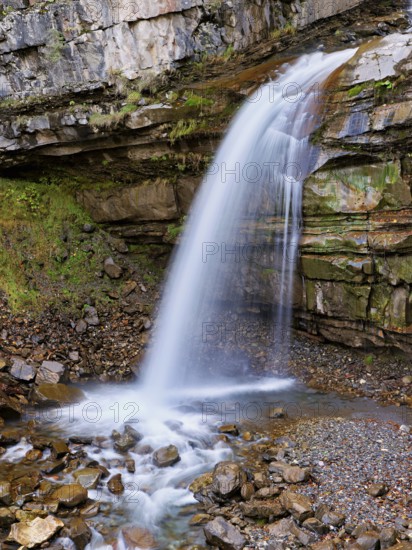Diesbach Waterfall, Canton of Glarus, Switzerland