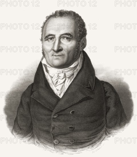 Johann Peter Hebel, 1760 - 1826, German poet, Protestant theologian and educator, Alemannic dialect poet, digitally optimized