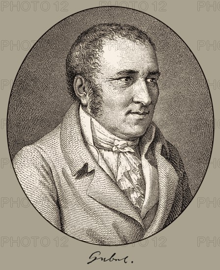 Johann Peter Hebel, 1760 - 1826, German poet, Protestant theologian and educator, Alemannic dialect poet, digitally optimized