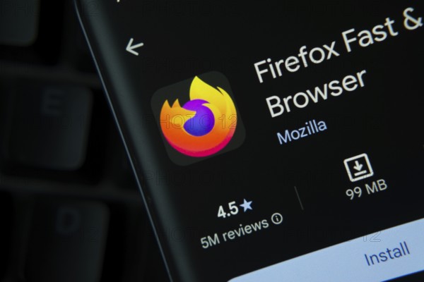 Dhaka, Bangladesh- 27 July 2025: (...) app from Google Playstore is displayed on a smartphone screen