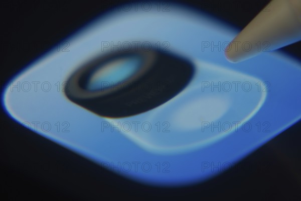 Dhaka, Bangladesh- 06 Dec 2025: Close-up of the Apple Preview app on a screen with a stylus pointing at it