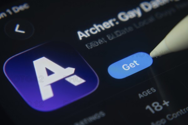 Dhaka, Bangladesh- 01 Dec 2025: A close-up of the Archer app icon in the App Store on an iPad screen