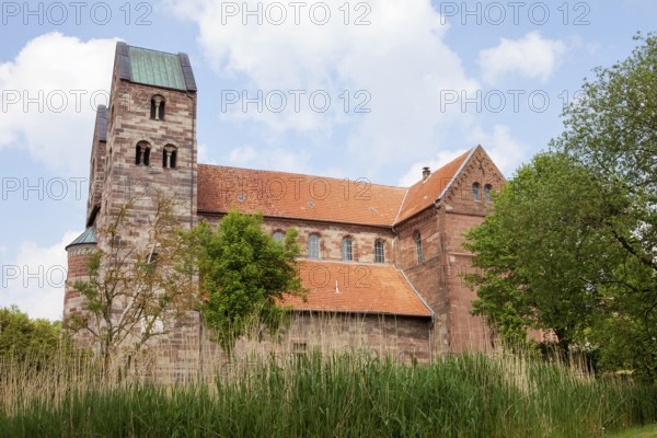 Fredelsloh Romanesque Abbey, former monastery in Fredelsloh, Lower Saxony, Germany