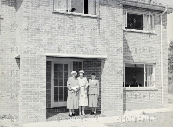 Married Quarters housing for Naval officers, thought to be Devonport, Plymouth, Devon, England, UK c 1956