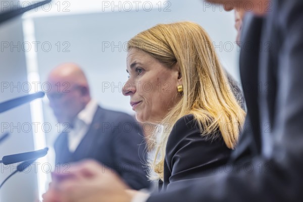 Evelyn Palla, CEO of DB. portrait. Special meeting of the Stuttgart Steering Committee 21 Stuttgart, Baden-Württemberg, Germany