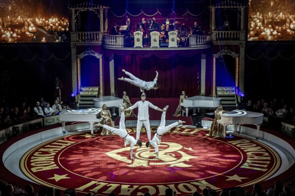 Artists at the 21st Original Roncalli Christmas Circus Berlin in Berlin's Tempodrom on 19.12.2025