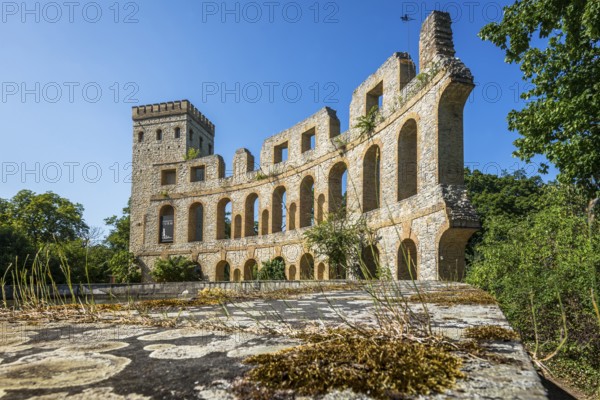 Norman tower with the wall of a Roman theatre, Sanssouci, Potsdam