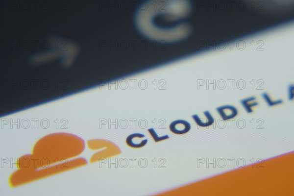 Dhaka, Bangladesh- 02 Dec 2025: A Close-up of a laptop screen is displaying the Cloudflare web interface in a browser