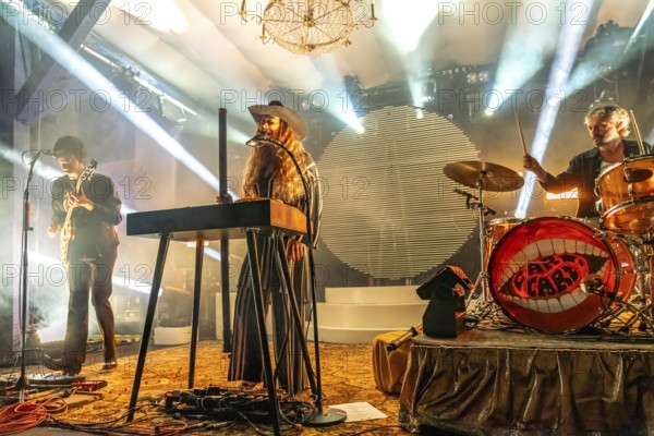 The band Cari Cari live at the Orange Blossom Special Festival, Beverungen, Germany