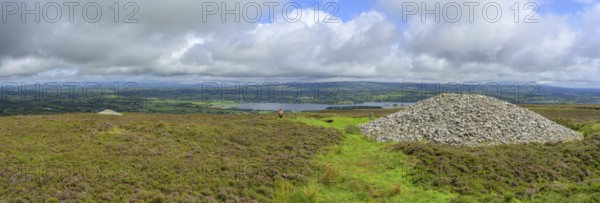 Megalith graves of, Carrowkeel, Templevanny, County Sligo, Ireland