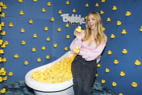 Dalia Mya Schmidt-Foss at the opening of Bubble Planet - The Adventure Museum for All Senses at Arena Berlin, Berlin, 11.12.2025