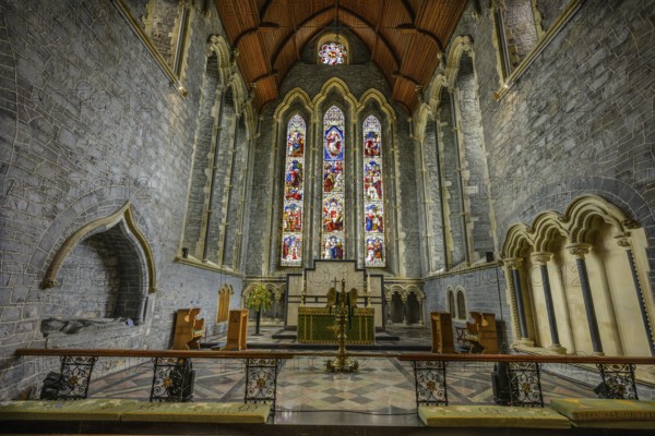 Interior view of St. Canice's Cathedral, Kilkenny, County Kilkenny, Ireland