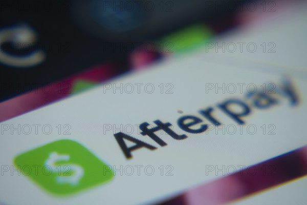 Dhaka, Bangladesh- 02 Dec 2025: A Close-up of a laptop screen is displaying the Afterpay web interface in a browser