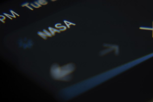 Dhaka, Bangladesh- 02 Dec 2025: A Close-up of a laptop screen is displaying the NASA web interface in a browser