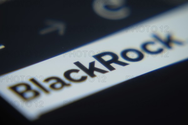 Dhaka, Bangladesh- 02 Dec 2025: A Close-up of a laptop screen is displaying the BlackRock web interface in a browser
