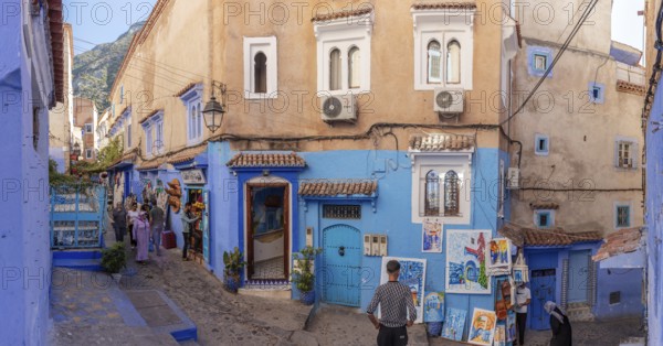 MAR, Chefchaouen, Medina, Pano