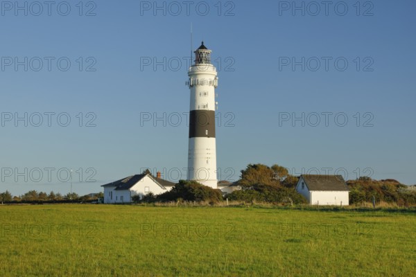 Langer Christian lighthouse near Kampen on the island of Sylt, Germany