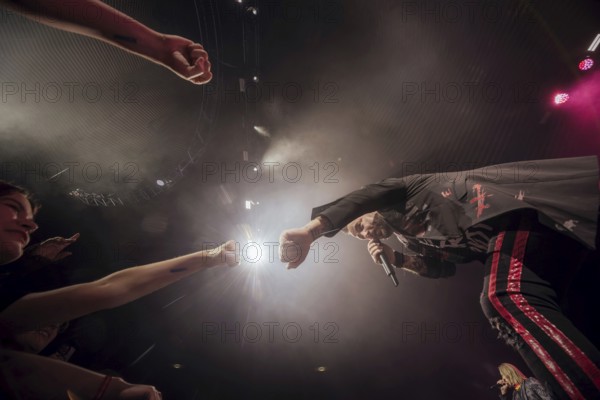 Singer Adam Gontier from Three Days Grace live on tour 25 at Berlin's Tempodrom on 19.11.2025