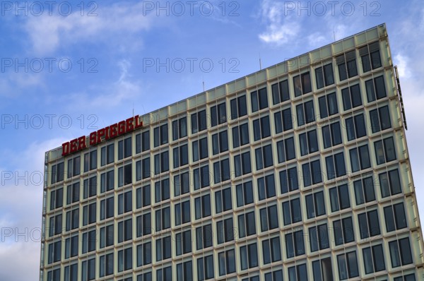 Verlagshaus Der Spiegel, logo, Spiegelgebäude, Hafencity, Free and Hanseatic City of Hamburg, Germany